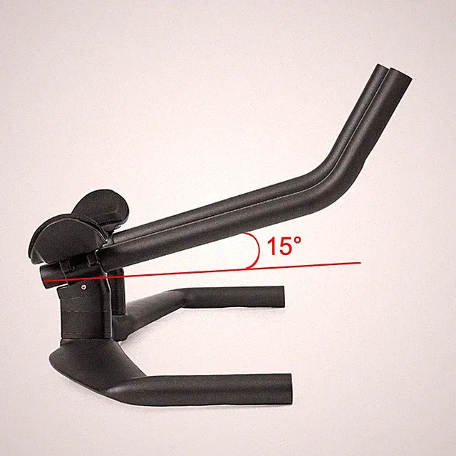 15 Degrees High Quality Carbon Fiber Triathlon Bicycle Handlebar TT Bar