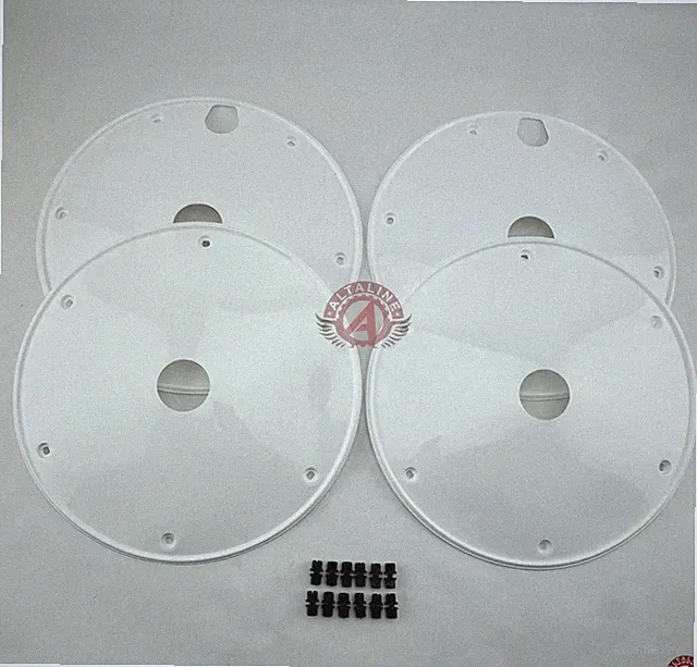 20" ALTALINE Bicycle ABS WHITE Wheel Cover.
