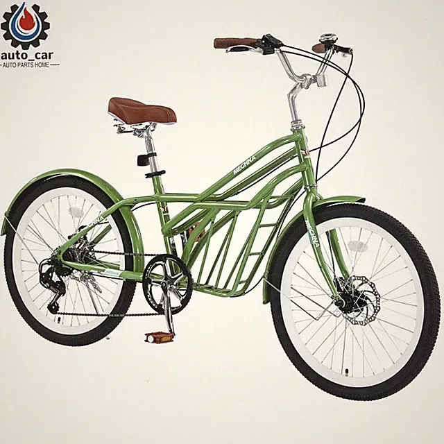 24" Adult Commuter Bike Shimano 6-Speed for Petite Adult，Disc Brakes，Steel Frame