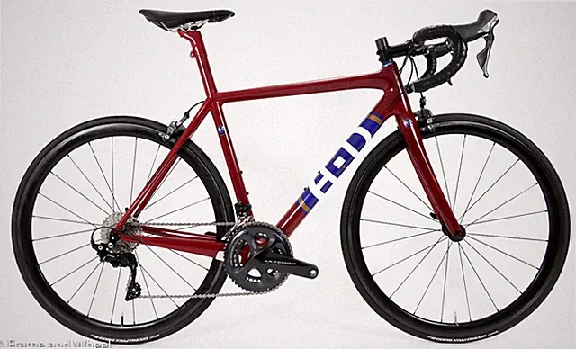 A-D Superleicht ISP 53cm carbon bike Shimano 105 2x11 speed Nugent QR rim