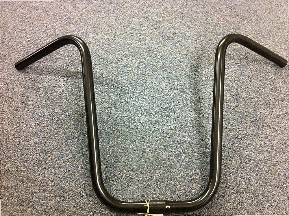 BICYCLE LOWRIDER U HANDLEBAR 15" BLACK CRUISER BIKES