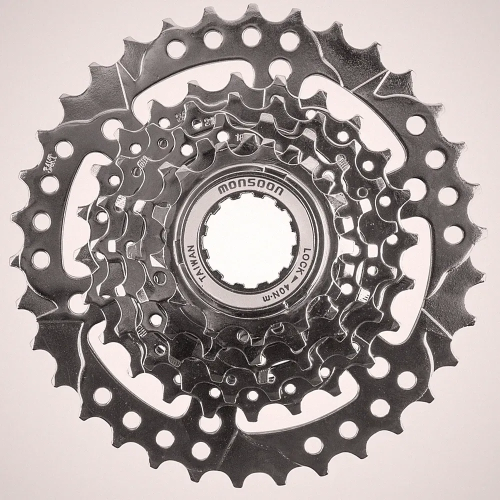Cassette Sunlite 7-Speed 11-34T Silver MTB ROAD BICYCLE 11,13,15,18,21,24,34