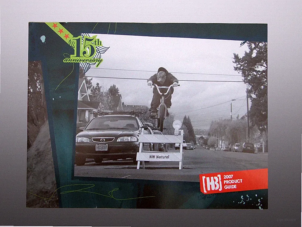 Collectable 2007 Hoffman BMX bicycle, 15th Anniversary new products catalog