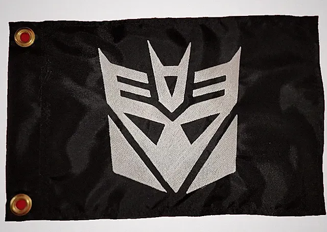 Custom DECEPTICON Safety FLAG ATV UTV SxS BICYCLE recumbent trike 10x15