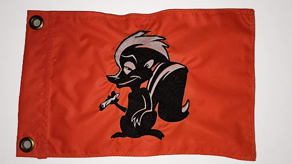 Doobie Smoking Skunk Safety FLAG Jeep UTV Airboat Recumbent Trike bicycle 10x15