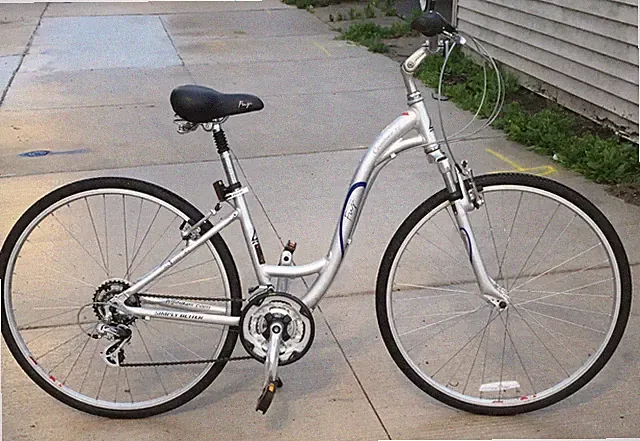 FUJI Corsstown 3.0 Hybrid Step Through 15 inch 700c Bicycle Low entry