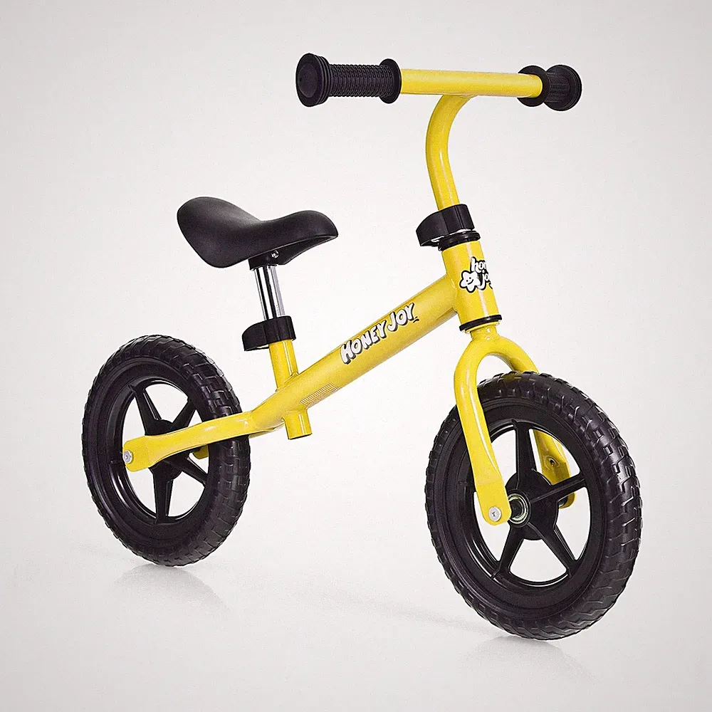 Kids Balance Bike No Pedal Training Bicycle w/ Adjustable Handlebar & Seat