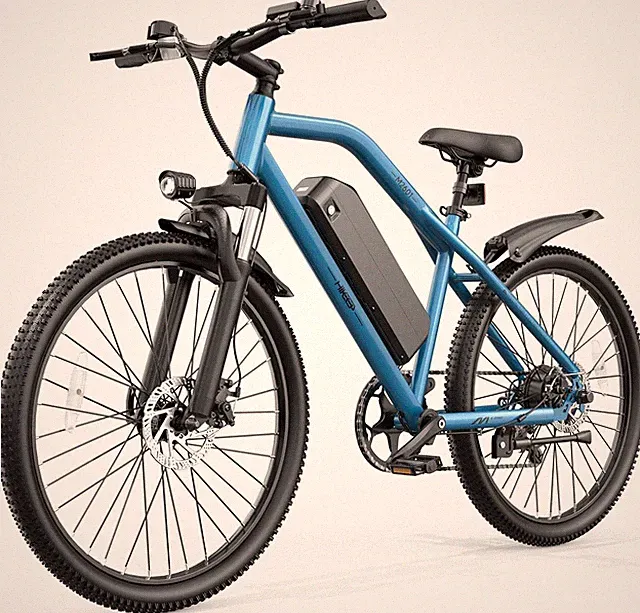 New 26" Electric Bike 500W Peak Commuter Bike 15mph 48V 7.8Ah E-bike for Adults