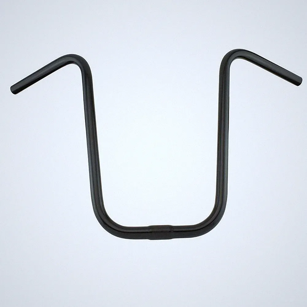 OG Lowrider Bicycle Black U Steel Handlebar 15" 25.4mm Chopper Cruiser
