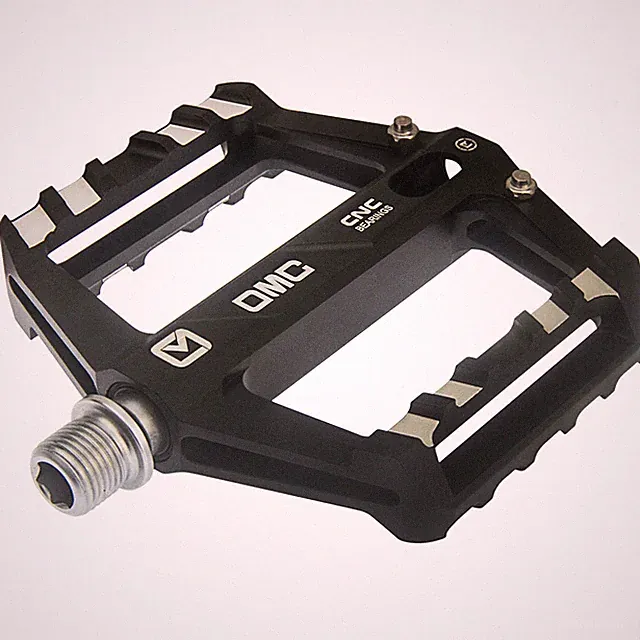OMC-V15BK 9/16" Aluminum Platform Mountain Bike Pedals 3 Sealed Bearing MTB BMX