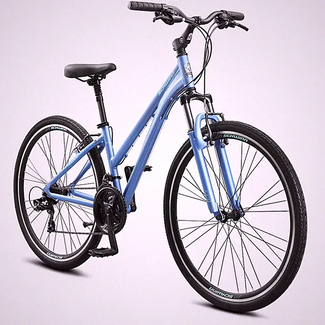 SCHWINN WOMEN'S TRAILWAY 700C/28" HYBRID BIKE - BLUE - Scratch & Dent