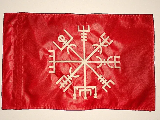 VIKING COMPASS Helm of Awe Safety Flag ATV Recumbent Trike Bicycle JEEP 10x15